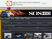 Tablet Screenshot of mazda3quebec.com